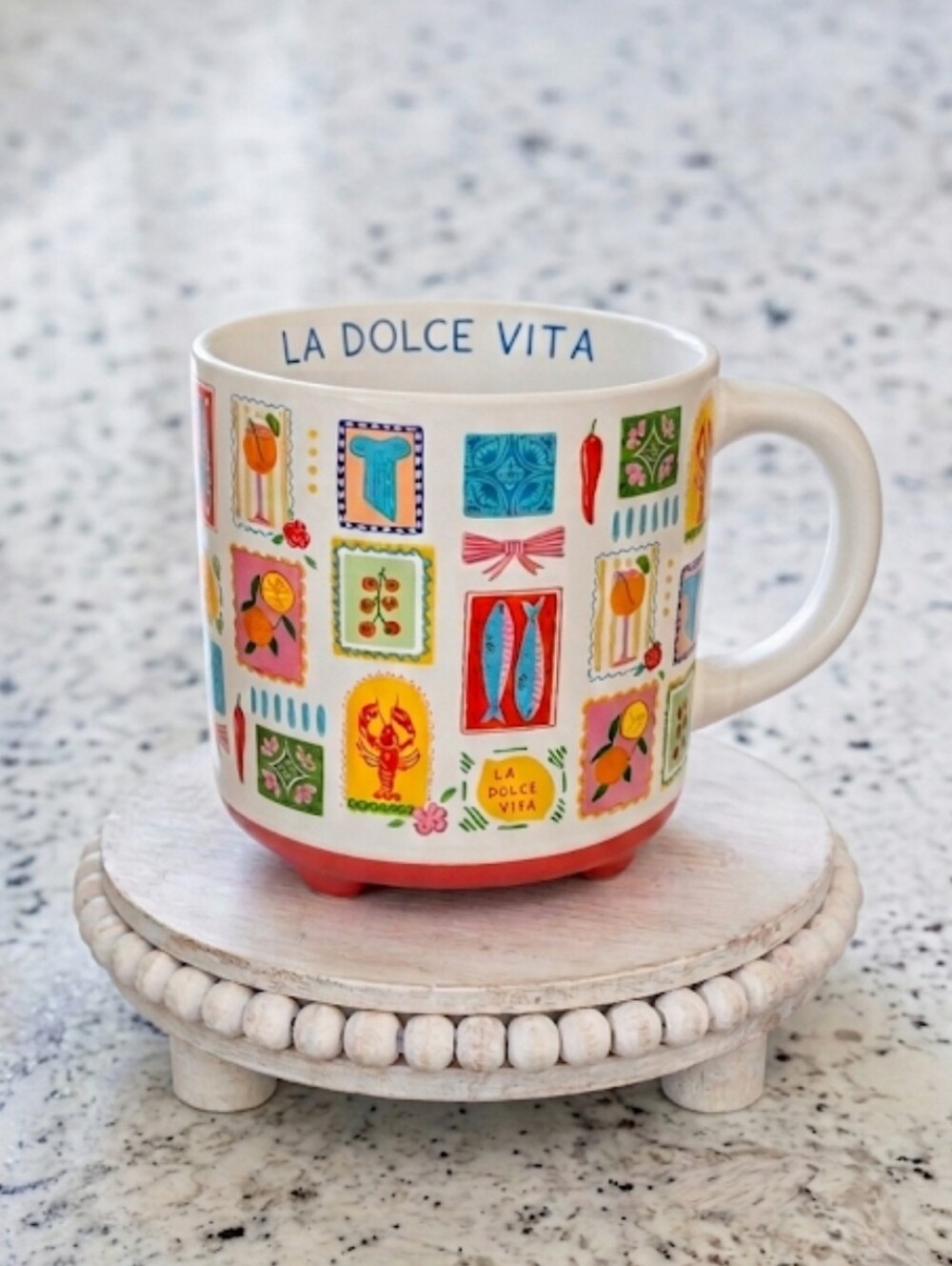 La Dolce Vita Colorful Ceramic Coffee Mug